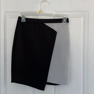 Black and white skirt